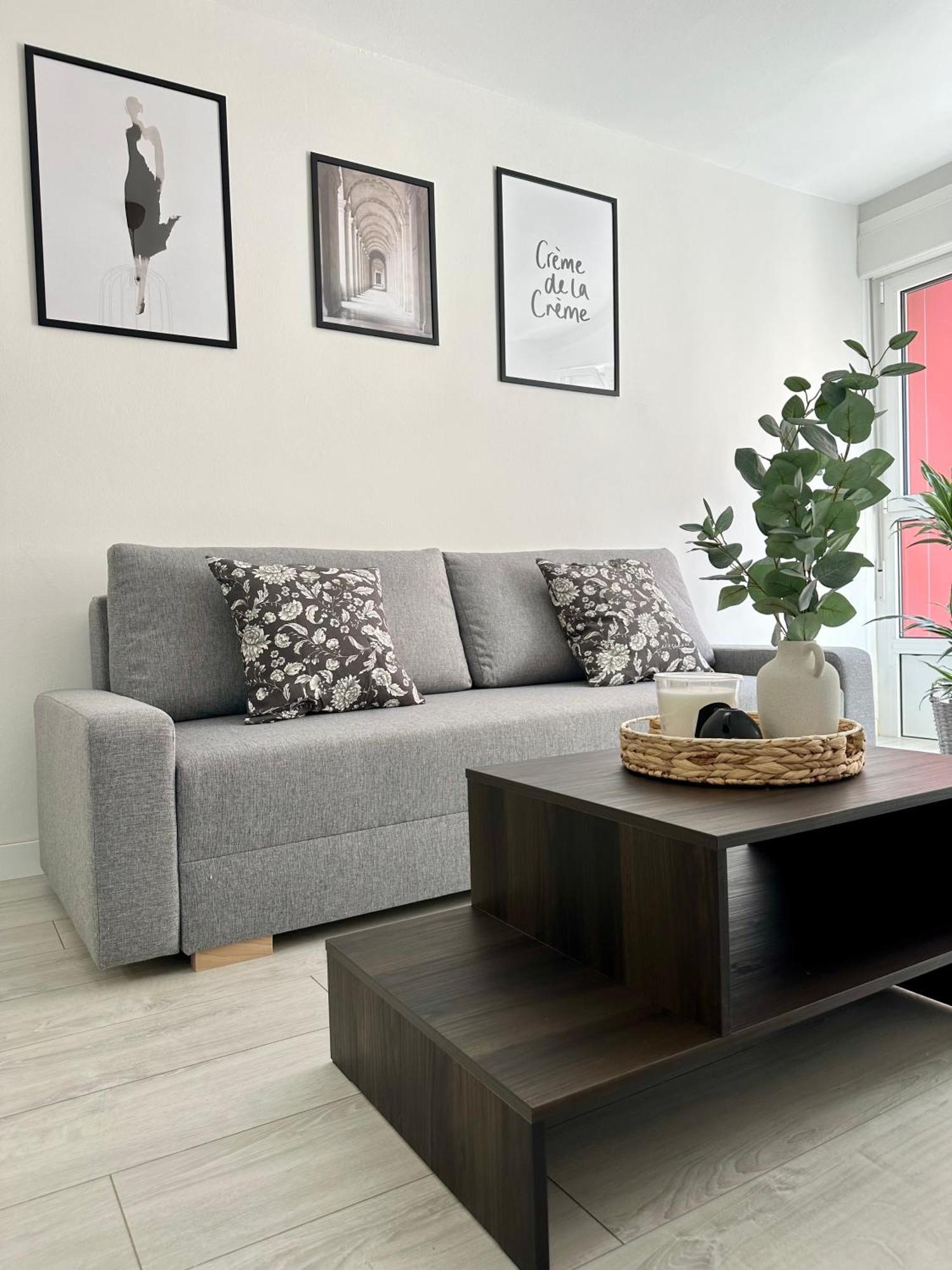 Cozy Flat 5 Mins From The Beach Gijón Exteriör bild